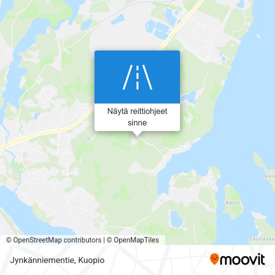 Jynkänniementie kartta