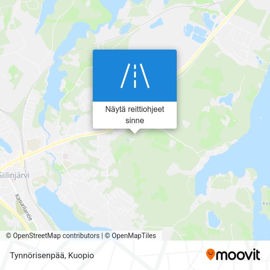 Tynnörisenpää kartta