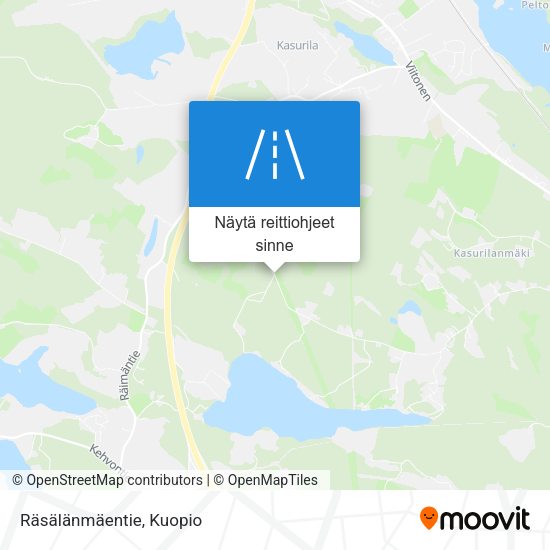 Räsälänmäentie kartta