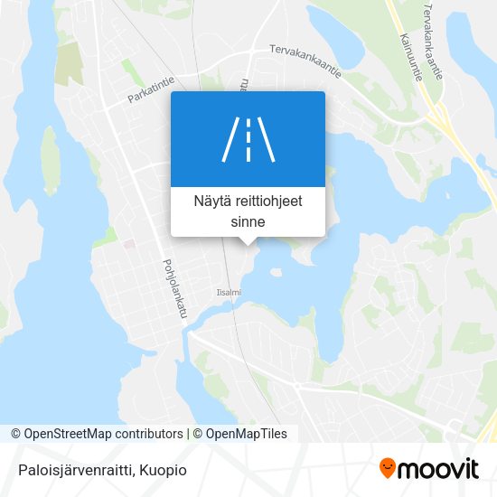 Paloisjärvenraitti kartta