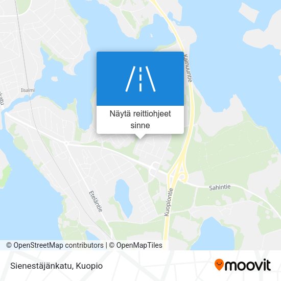 Sienestäjänkatu kartta