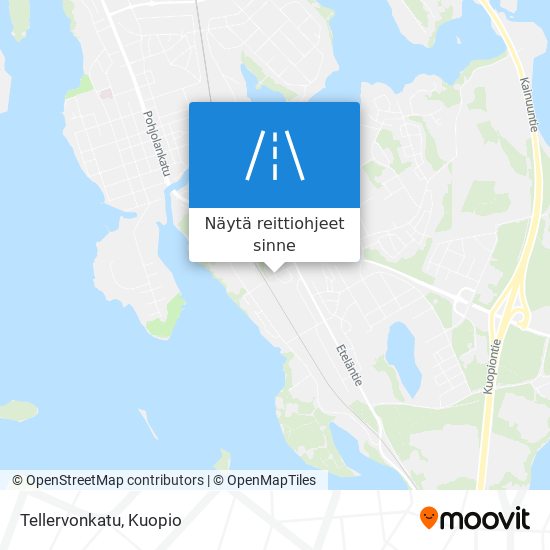 Tellervonkatu kartta