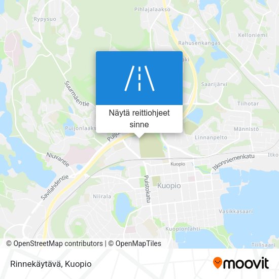 Rinnekäytävä kartta