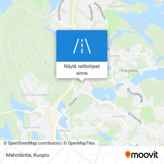 Mähöläntie kartta