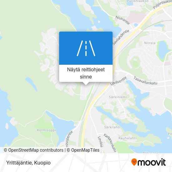 Yrittäjäntie kartta