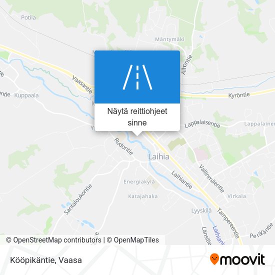 Kööpikäntie kartta