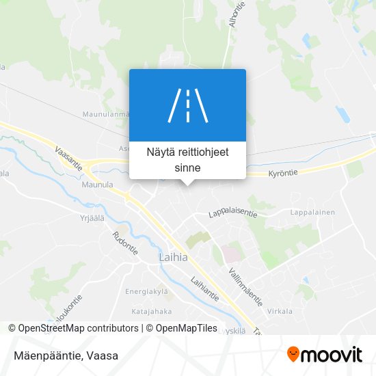 Mäenpääntie kartta