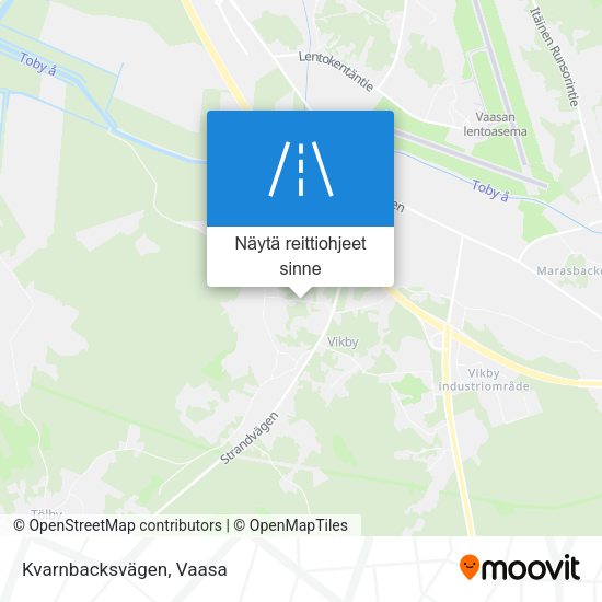 Kvarnbacksvägen kartta