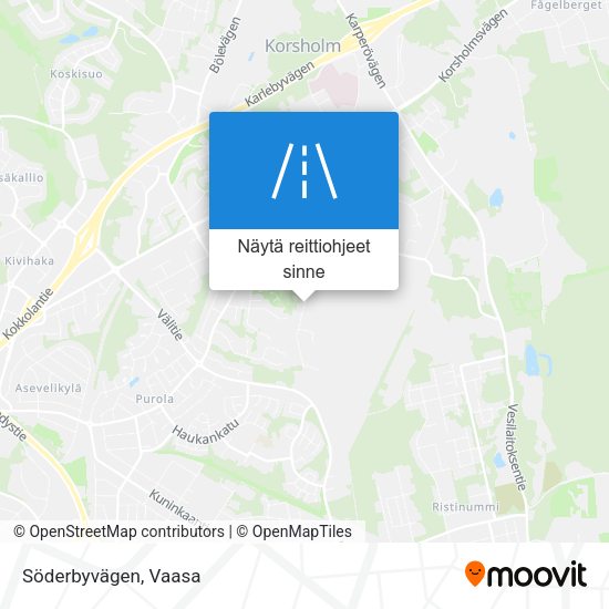 Söderbyvägen kartta