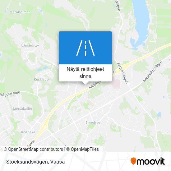 Stocksundsvägen kartta