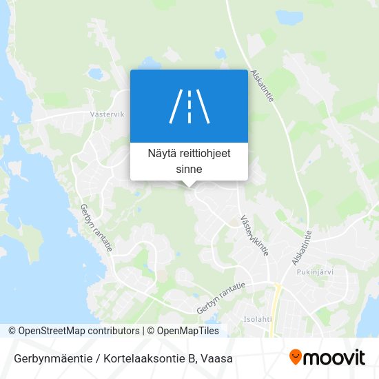 Gerbynmäentie / Kortelaaksontie B kartta