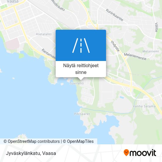 Jyväskylänkatu kartta