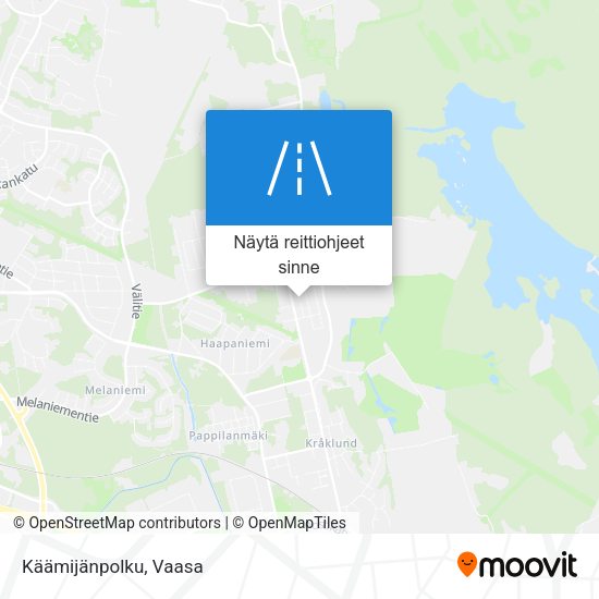 Käämijänpolku kartta