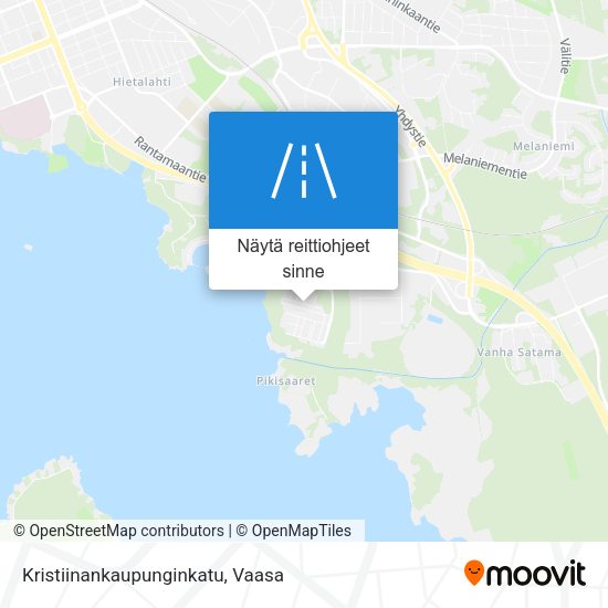 Kristiinankaupunginkatu kartta