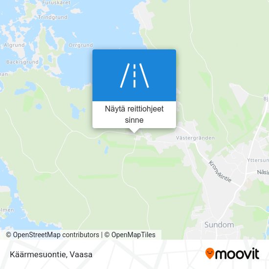 Käärmesuontie kartta