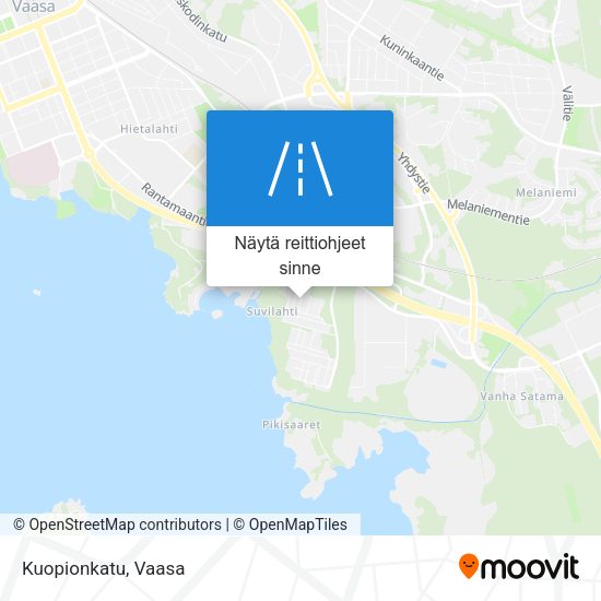 Kuopionkatu kartta