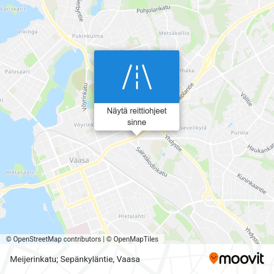 Meijerinkatu; Sepänkyläntie kartta