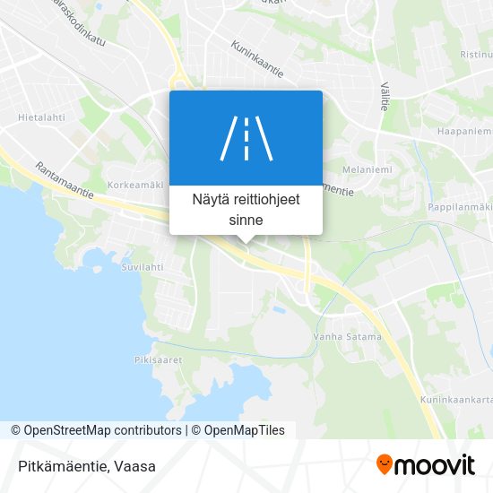 Pitkämäentie kartta