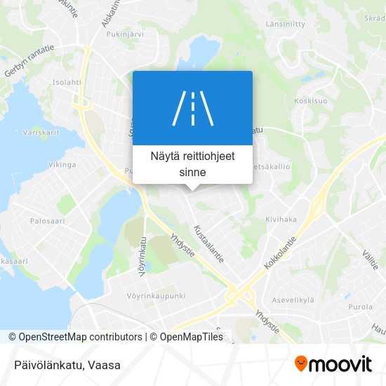 Päivölänkatu kartta