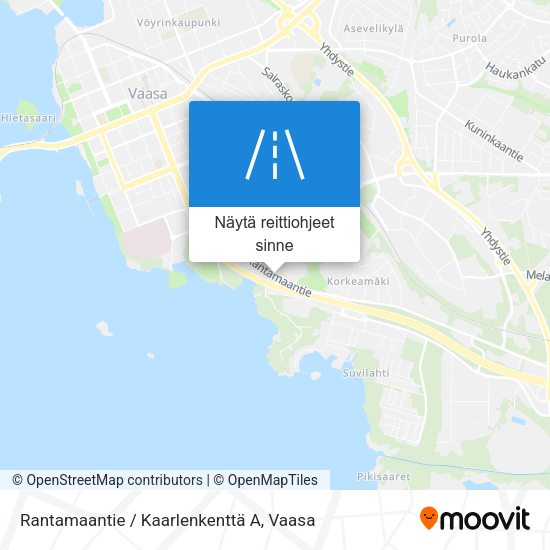 Rantamaantie / Kaarlenkenttä A kartta