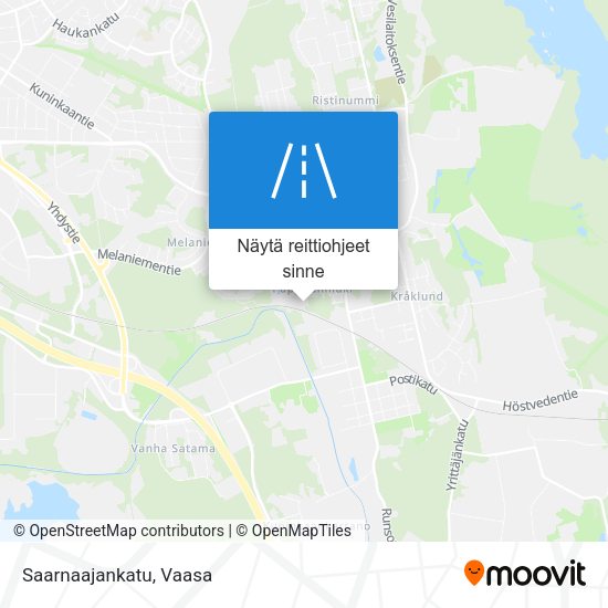 Saarnaajankatu kartta