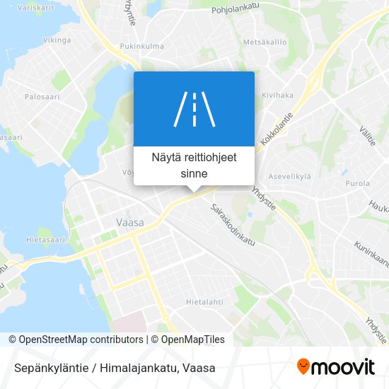 Sepänkyläntie / Himalajankatu kartta