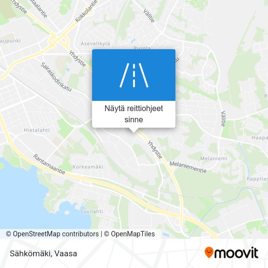 Sähkömäki kartta