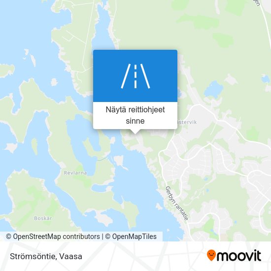 Strömsöntie kartta