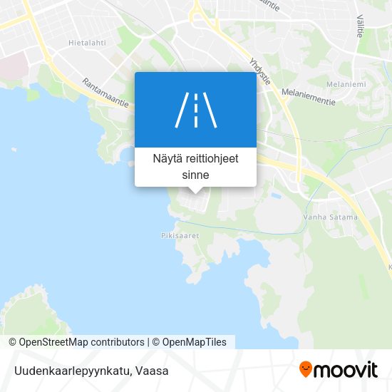 Uudenkaarlepyynkatu kartta