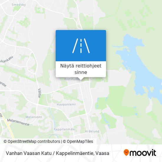 Kuinka päästä kohteeseen Vanhan Vaasan Katu / Kappelinmäentie  kulkuvälineellä Bussi?