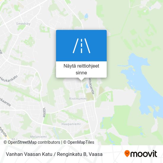 Vanhan Vaasan Katu / Renginkatu B kartta