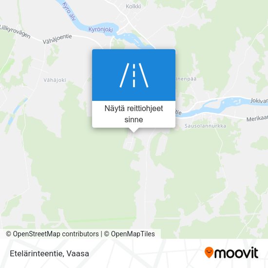 Etelärinteentie kartta
