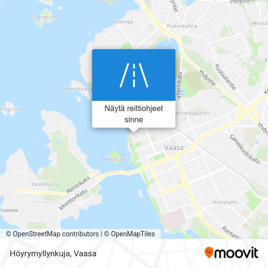 Höyrymyllynkuja kartta