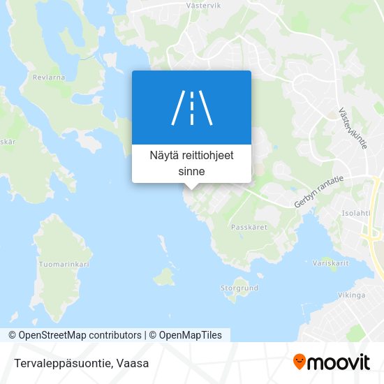Tervaleppäsuontie kartta