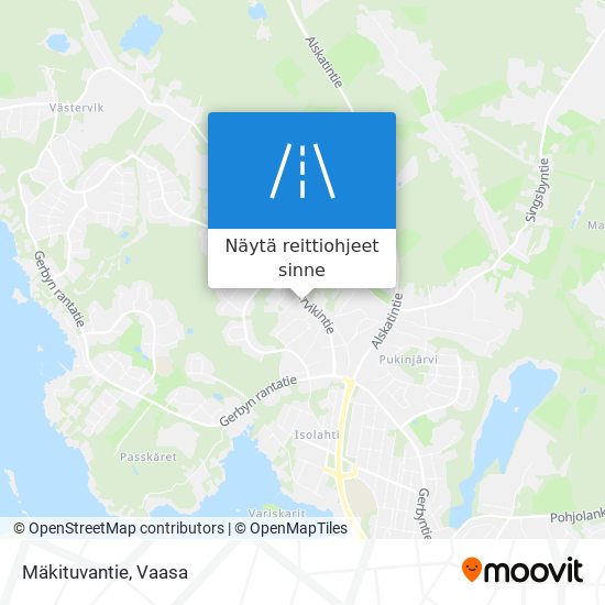 Mäkituvantie kartta