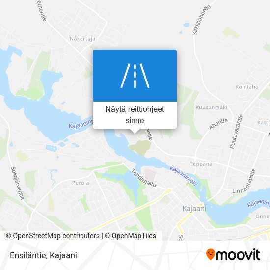 Ensiläntie kartta