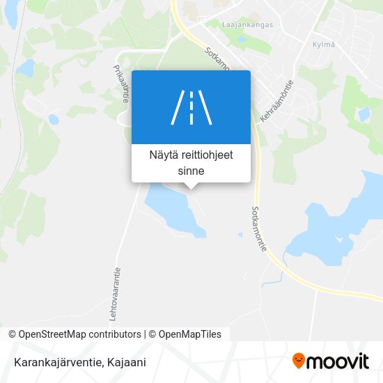 Karankajärventie kartta