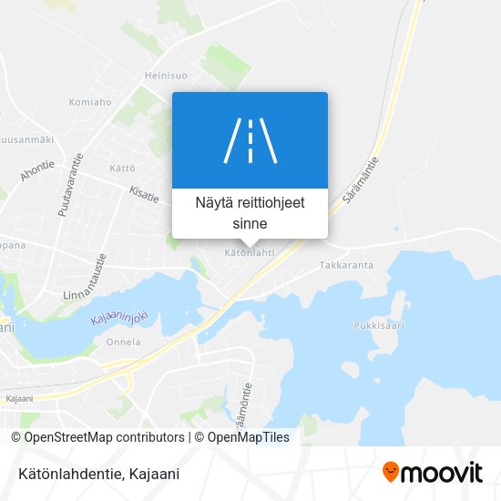 Kätönlahdentie kartta