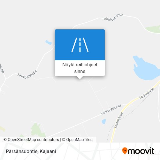 Pärsänsuontie kartta