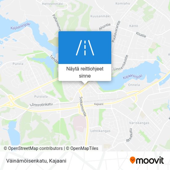Väinämöisenkatu kartta