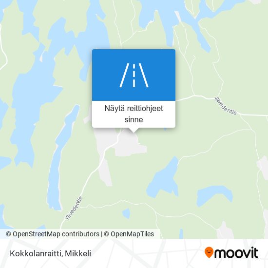 Kokkolanraitti kartta