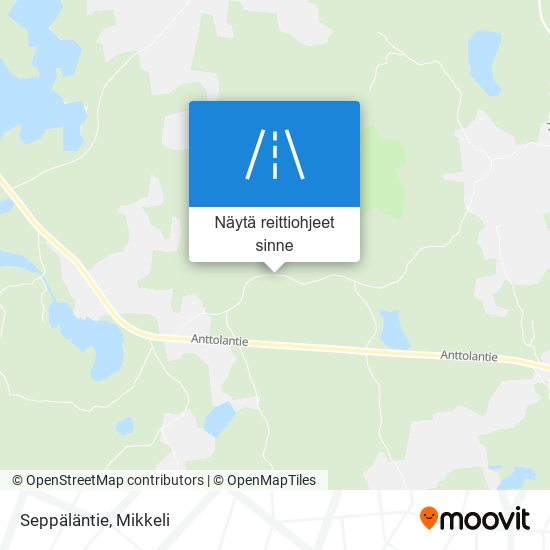 Seppäläntie kartta