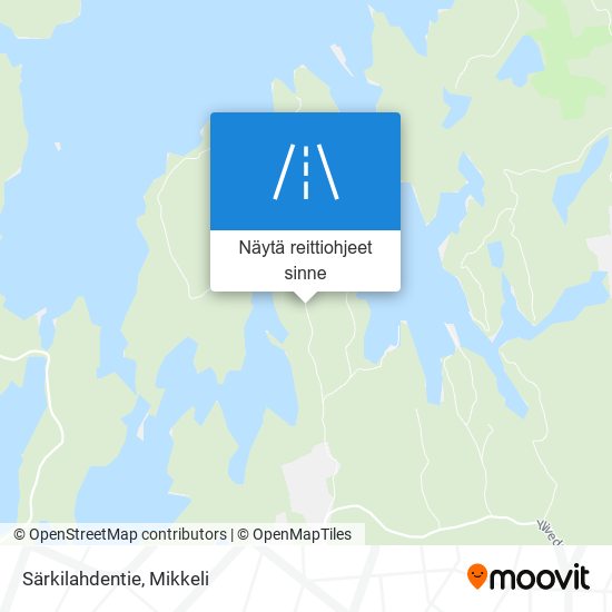 Särkilahdentie kartta