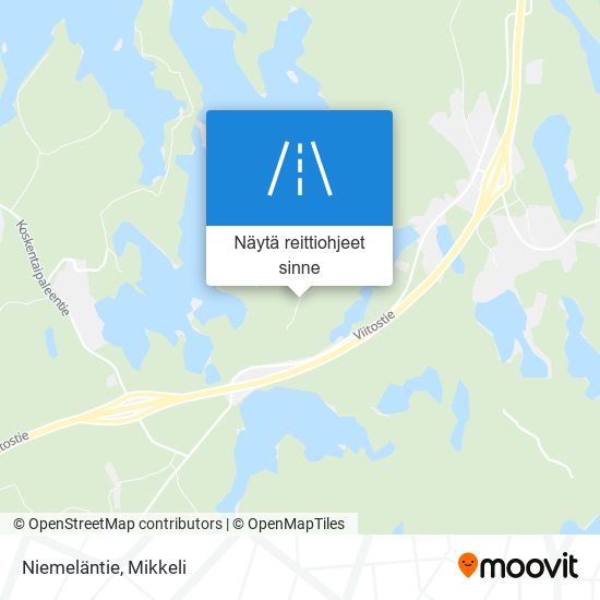 Niemeläntie kartta