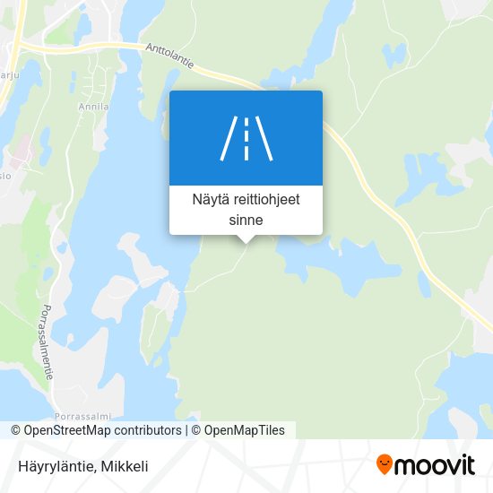 Häyryläntie kartta
