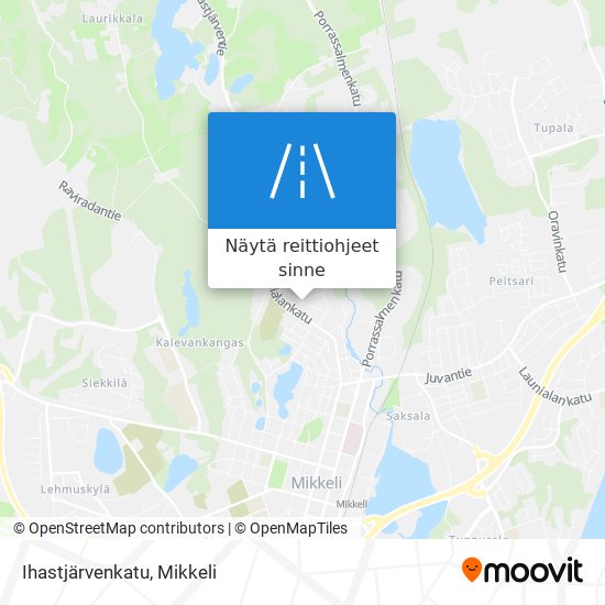 Ihastjärvenkatu kartta