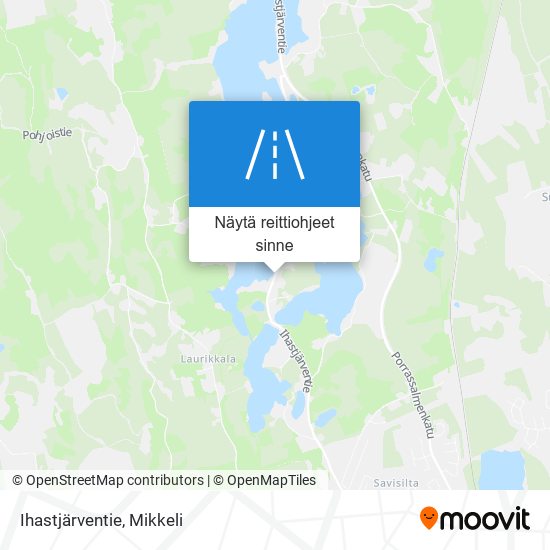 Ihastjärventie kartta