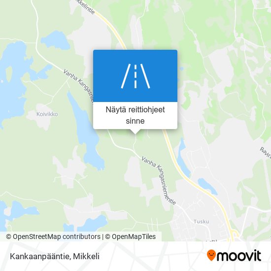 Kankaanpääntie kartta