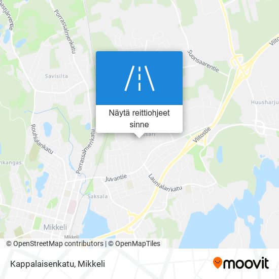 Kappalaisenkatu kartta