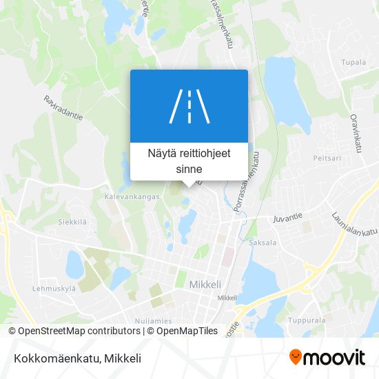 Kokkomäenkatu kartta